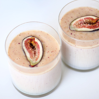 Recipes with Figs: Almond & Fig Milkshake