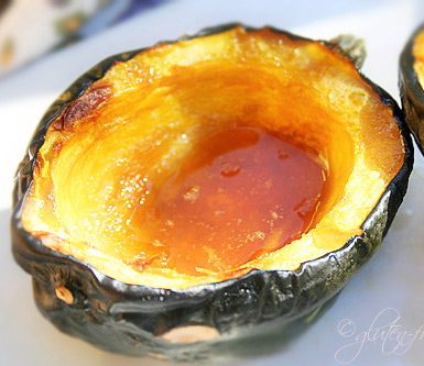 Recipes with Acorn Squash: Acorn Squash with Ghee & Maple Syrup