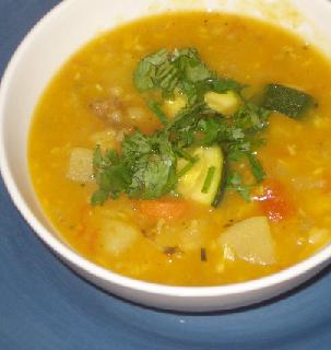 Recipes with Mung Bean: Coconut, Turmeric & Tomato Sambar Soup