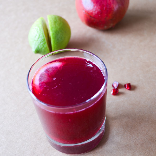 Recipes with Pomegranate: Pomegranate Coconut Punch