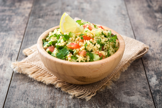 Recipes with Kelp: Seaweed and Baby Kale Tabouli