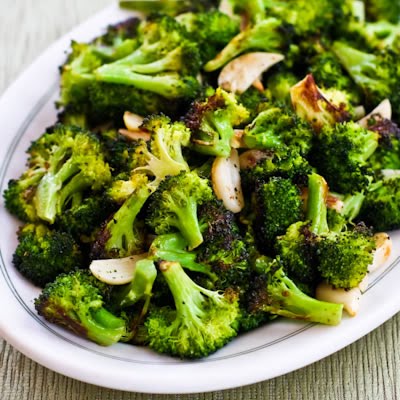 Recipes with Broccoli: Broccoli with Garlic & Black Olive