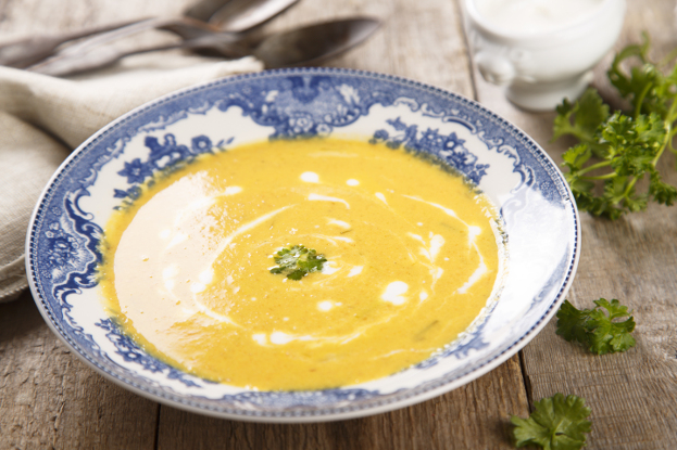 Recipes with Cilantro: Lemongrass Carrot Soup