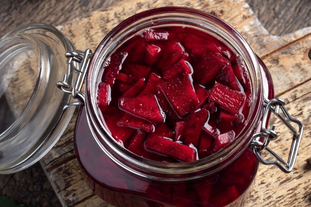Recipes with Beets: Pickled Beets with Garlic, Ginger & Lemon Zest