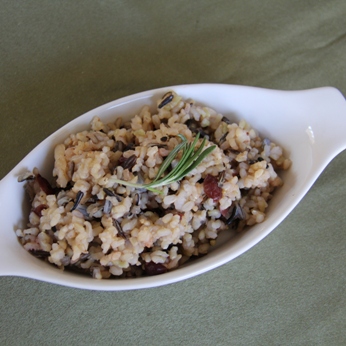 Recipes with Cranberry: Wild Rice with Cranberry & Almonds