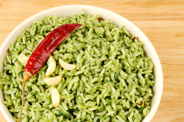 Recipes with Green Tea: Green tea rice