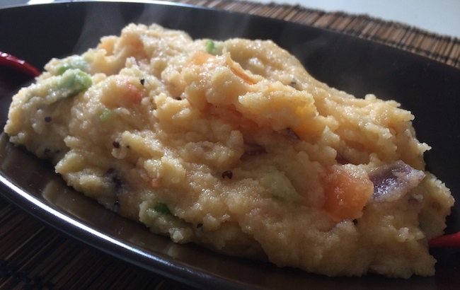 Recipes with Grits: Grits with Okra & Green Chili